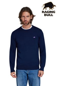 Moder lahek pulover z okroglim ovratnikom Raging Bull (B93493) | €90 - €101