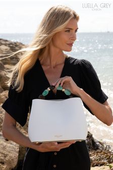 Белая сумка-тоут с длинным ремешком Luella Grey Christina (B93653) | €146