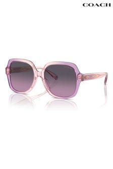 COACH Purple Hc8395U Square Sunglasses (B93740) | €184