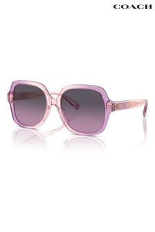 COACH Purple Hc8395U Square Sunglasses