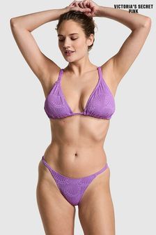 Victoria's Secret PINK Glazed Violet Purple Triangle Swim Bikini Top (B93751) | €34