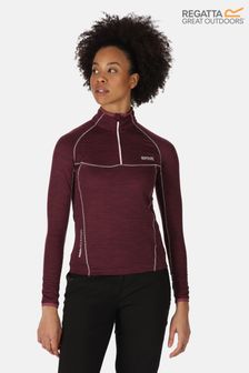 Violet - Regatta Womens Yonder Half Zip Fleece (B93851) | €33