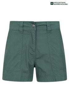 Mountain Warehouse Green Womens Coast Lightweight Outdoor Shorts (B93895) | kr420