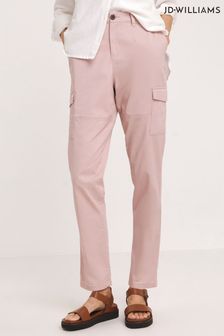Jd Williams Pink Cargo Tapered Trousers (B93943) | 35 €