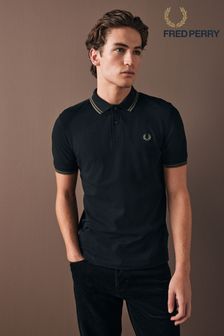 Fred Perry Mens Twin Tipped 100% Cotton Polo Shirt (B93960) | $129