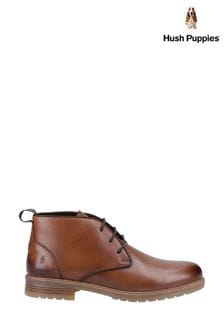 Ciemnobrązowy - Hush Puppies Ricky Boots (B94005) | 570 zł