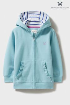 Crew Clothing Company Blue Plain Cotton Classic Hoodie (B94077) | HK$267 - HK$350