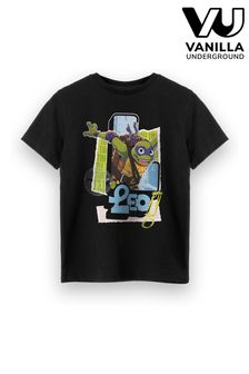 Vanilla Underground Leo Black Boys Teenage Mutant Ninja Turtles T-Shirt (B94252) | €17.50
