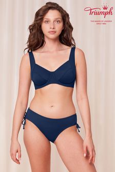 Triumph Blue Summer Mix & Match Wired Bikini Bra (B94316) | OMR21