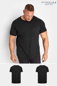 BadRhino Big & Tall Black Thermal T-Shirts 2 Pack (B94372) | 198 SAR