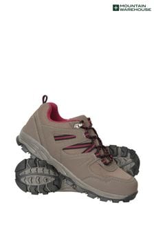 Mountain Warehouse Brown Wide Fit Mcleod Womens Walking Shoes (B94404) | kr519