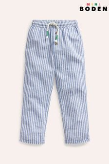 Boden Blue Summer Pull-On Trousers (B94573) | KRW57,600 - KRW61,900