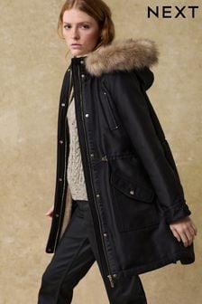 Next parka coat ladies 2025