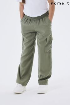 Name It Green Elasticated Waist Cargo Trousers (B94883) | $59