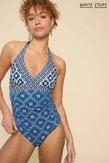 White Stuff Blue Sunshine Reversible Swimsuit (B95092) | Kč2,380