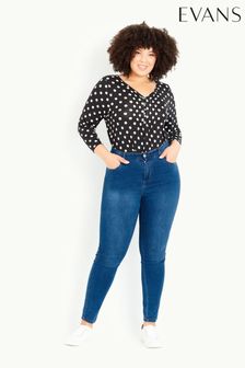 Blau - Curve Fit Skinny Jeans (B95140) | 56 €