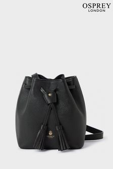 Negro - Osprey London The Lucia Leather Cross-body Bag (B95329) | 233 €