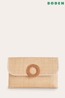 Boden Natural Raffia Clutch Bag (B96137) | HK$514
