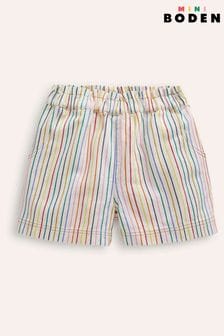Boden Cream Printed Shorts (B96231) | €37 - €43
