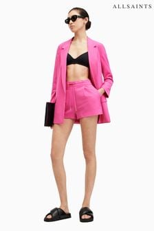 AllSaints Pink Aleida Tri Shorts (B96287) | 504 SAR