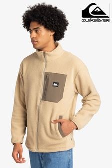 Quiksilver Cream Clean Coast Borg Full Zip Fleece Jacket (B96338) | $137