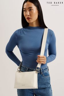 Ted Baker White Branded Webbing Delphia Cross-Body Bag (B96346) | €186