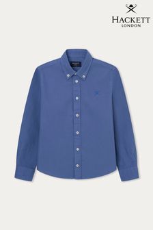 Hackett London Older Boys Blue Shirt (B96397) | kr649