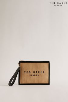 Ted Baker Natural Pallmes Faux Raffia Pouch (B96890) | €51