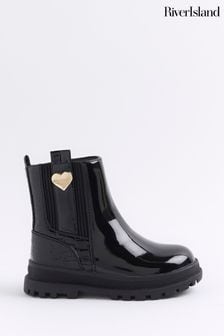 Girls Black Holiday Boots Next Luxembourg