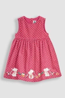 Розовая мышь - Jojo Maman Bébé Christmas Appliqué Cord Dress (B97235) | 19 060 тг