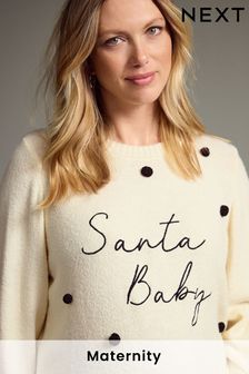 Maternity White Christmas Novelty Christmas Jumpers Next Luxembourg