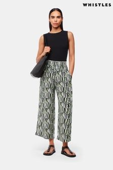 Whistles Multicolour Petite Petite Checkerboard Tiger Trousers (B97499) | $170