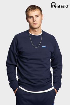 Blau - Penfield Herren-Sweatshirt mit Original-Logo in lässiger Passform (B97584) | 117 €