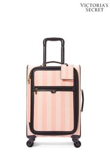 Victoria's Secret Iconic Stripe Pink Getaway Carry On Suitcase (B97924) | €196