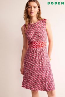 Boden Pink Thea Sleeveless Short Dress (B98196) | 272 QAR