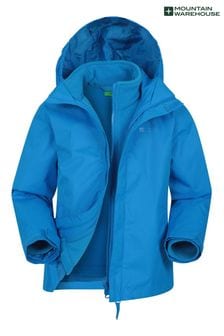 Mountain Warehouse Blue Fell Kids 3 In 1 Water Resistant Jacket (B98347) | kr519