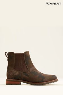 Ariat Wexford Camouflage Chelsea Brown Boots (B98361) | €220