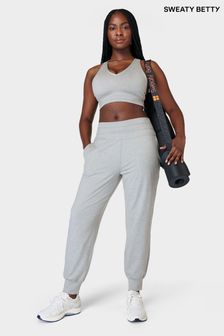 Светло-серый меланж - Спортивные брюки для занятий йогой Betty Gaia Performance (B98380) | €119