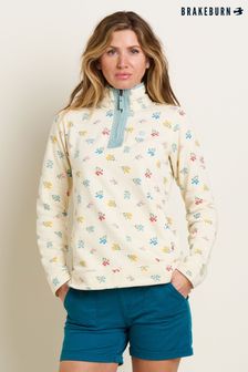 Brakeburn Sweatshirt mit Blumenmuster und kurzem Reißverschluss (B98397) | 94 €