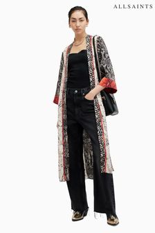 AllSaints Black Casa Waimea Kimono (B98464) | kr2,324