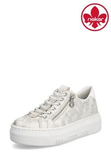 Rieker Womens Zipper White Shoes (B98665) | 103 €