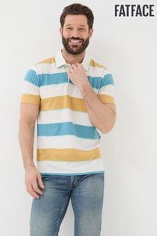 FatFace Yellow Hastings Stripe Polo Shirt (B98955) | €43