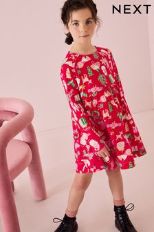 Girls Christmas Novelty Print Dresses Next Bahrain
