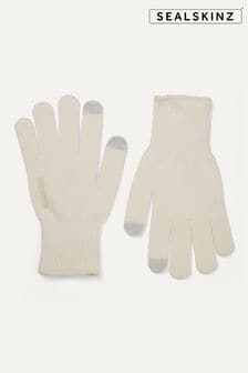 Sealskinz Cream Hanworth Solo Merino Gloves (B99083) | kr230