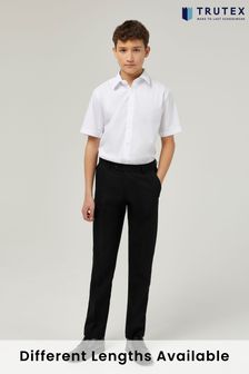 Trutex Senior Boys Slim Leg Black School Trousers (B99090) | €29 - €35