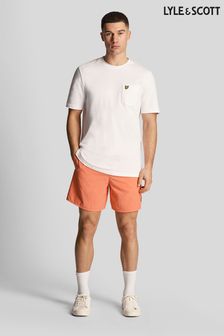 Оранжевые однотонные пляжные шорты Lyle & Scott (B99170) | €60