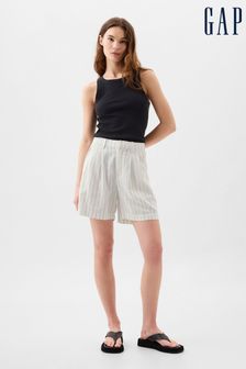 Gap High Waisted Linen Blend Pleated Shorts (B99196) | €40
