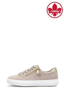 Rieker Womens Cream Zipper Shoes (B99455) | ￥12,680