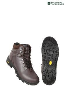 Mountain Warehouse Brown Latitude Extreme Waterproof Vibram Mens Walking Boots (B99480) | €172