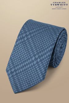 Синий - Charles Tyrwhitt шелковый льняной галстук (B99546) | €66